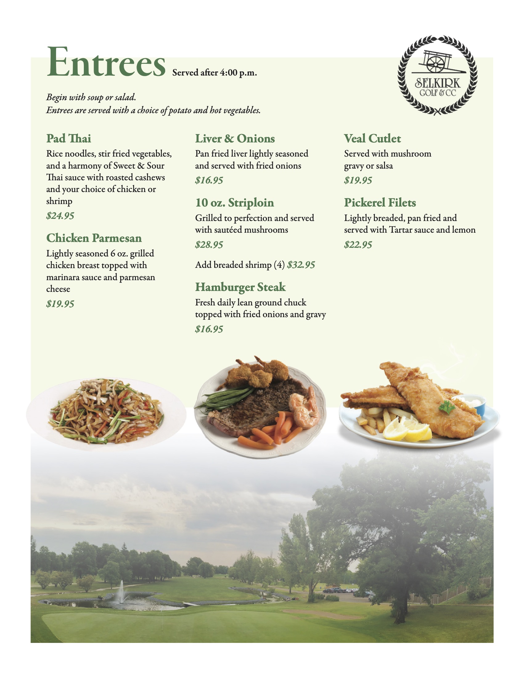 2024 SGCC menu entree