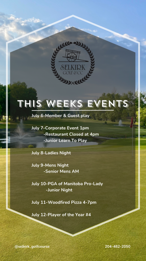 Events for the Week