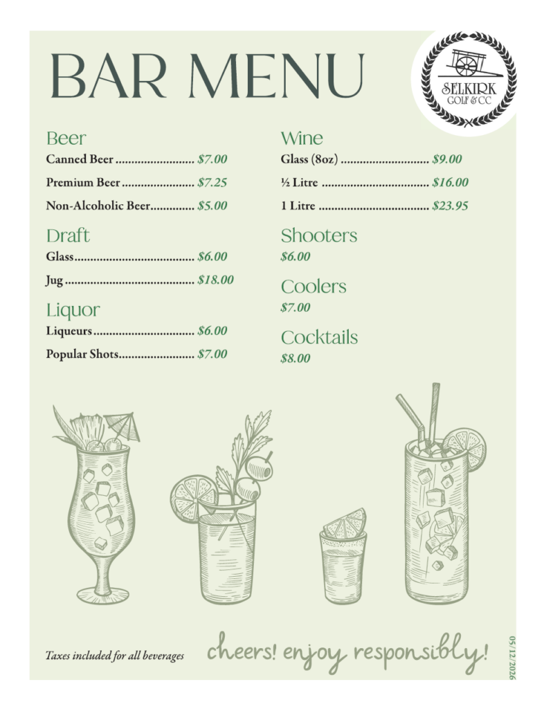 bar menu pg8